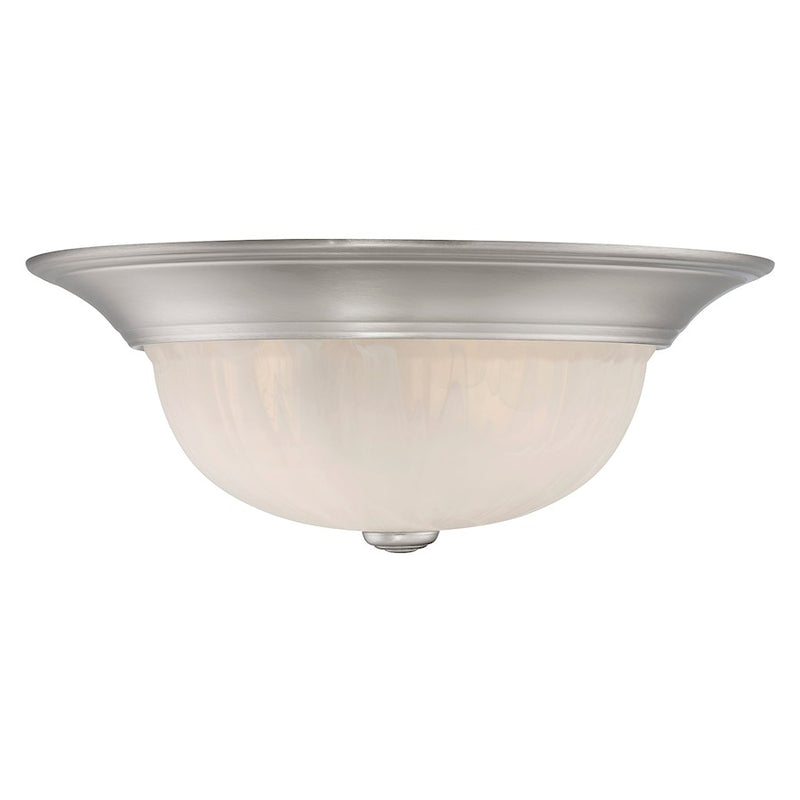 Savoy House 2-Light 13" Ceiling Light, Satin Nickel