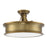 Savoy House Watkins 3-Light 9" Ceiling Light, Warm Brass