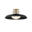 Savoy House Gavin 1Lt Ceiling Light, Black/Brass - 6-1685-1-143