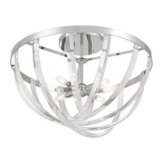 Savoy House Jennings 24in 4-Light Semi-Flush Mount | Modern & Glam Polished Chrome and Acrylic | Foyer & Bedroom Ceiling Light | 24 | Model 6-1777-4-11