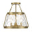 Essentials Crawford 3 Light Semi Flush Mount