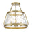 Savoy House Crawford 3-Light Ceiling Light, Warm Brass