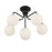 Savoy House Marco 6-Light Ceiling Light, Matte Black