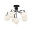 Savoy House Marco 6-Light Ceiling Light, Matte Black