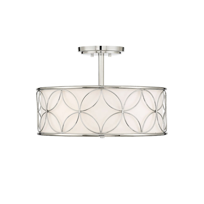 Savoy House Reid 4-Light Ceiling Light, Polished Nickel - 6-1953-4-109