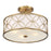 Savoy House Reid 4-Light Ceiling Light, Warm Brass