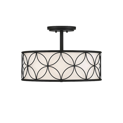 Savoy House Reid 4-Light Ceiling Light, Matte Black - 6-1953-4-89