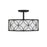 Savoy House Reid 4-Light Ceiling Light, Matte Black