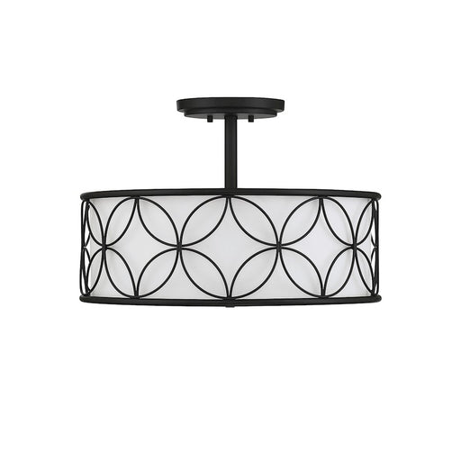 Savoy House Reid 4-Light Ceiling Light, Matte Black
