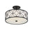 Savoy House Reid 4-Light Ceiling Light, Matte Black