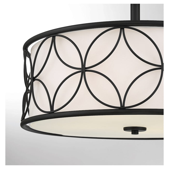 Savoy House Reid 4-Light Ceiling Light, Matte Black