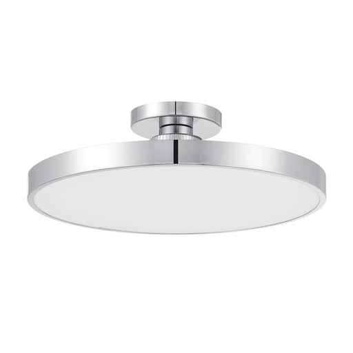 Savoy House Thayer 1 Light Semi-Flush, Chrome