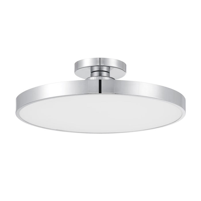 Savoy House Thayer 1 Light Semi-Flush, Chrome