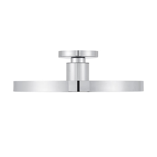 Savoy House Thayer 1 Light Semi-Flush, Chrome