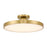 Savoy House Thayer 1 Light Semi-Flush, Warm Brass - 6-2969-1-322