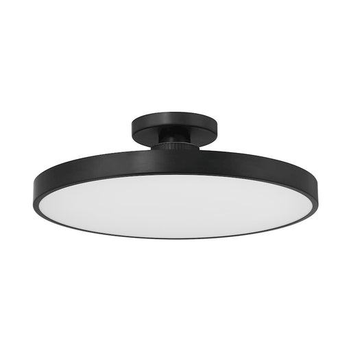Savoy House Thayer 1 Light Semi-Flush, Matte Black