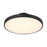 Savoy House Thayer 1 Light Semi-Flush, Matte Black