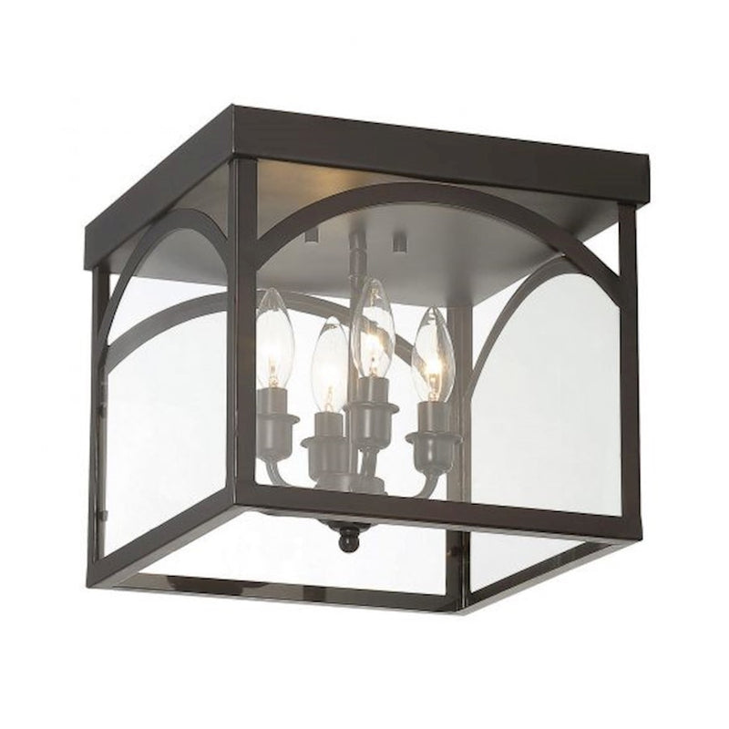 Savoy House Garrett 4-Light Ceiling Light, English Bronze