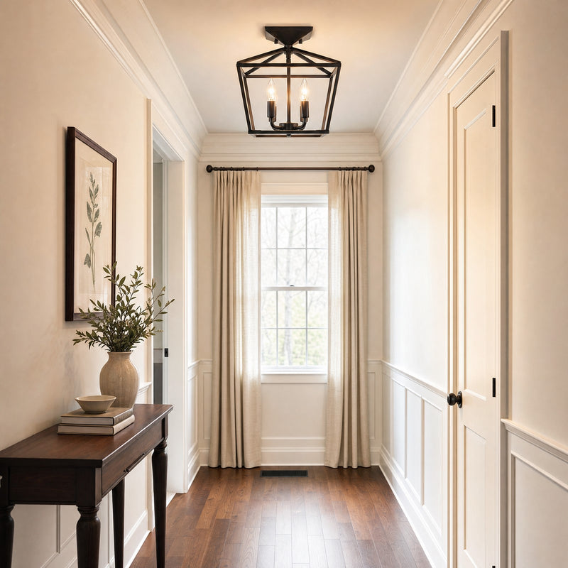 Savoy House Townsend 4-Light Ceiling Light, Classic Bronze