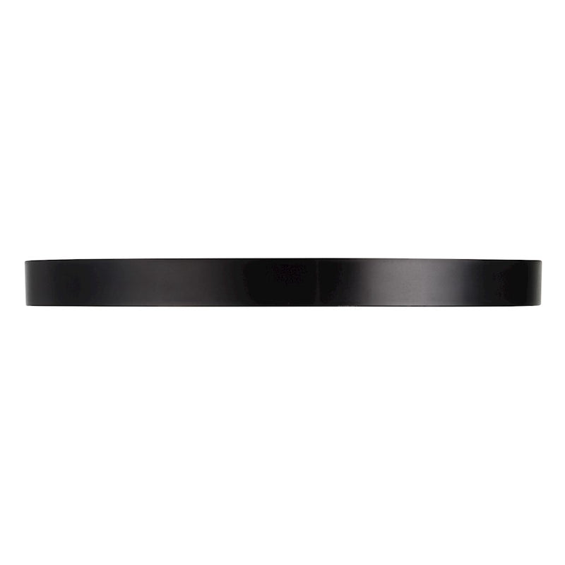 Essentials 1 Light 10" LED Flush Mount, Black/Clear