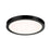 Essentials 1 Light 10" LED Flush Mount, Black/Clear