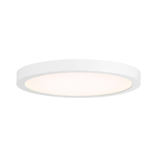 Essentials 1 Light 10" LED Flush Mount, White/Clear - 6-3333-10-WH