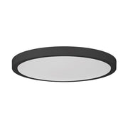 Savoy House Lighting Assets 15" Flush Mount, Black - 6-3333-15-BK