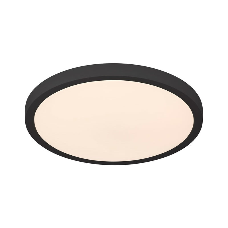 Savoy House Lighting Assets 15" Flush Mount, Black