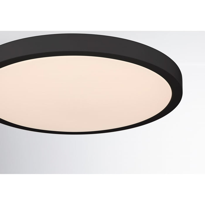 Savoy House Lighting Assets 15" Flush Mount, Black