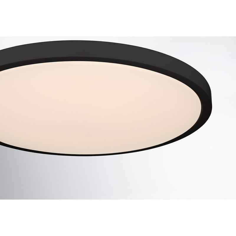 Savoy House Lighting Assets 20" Flush Mount, Black