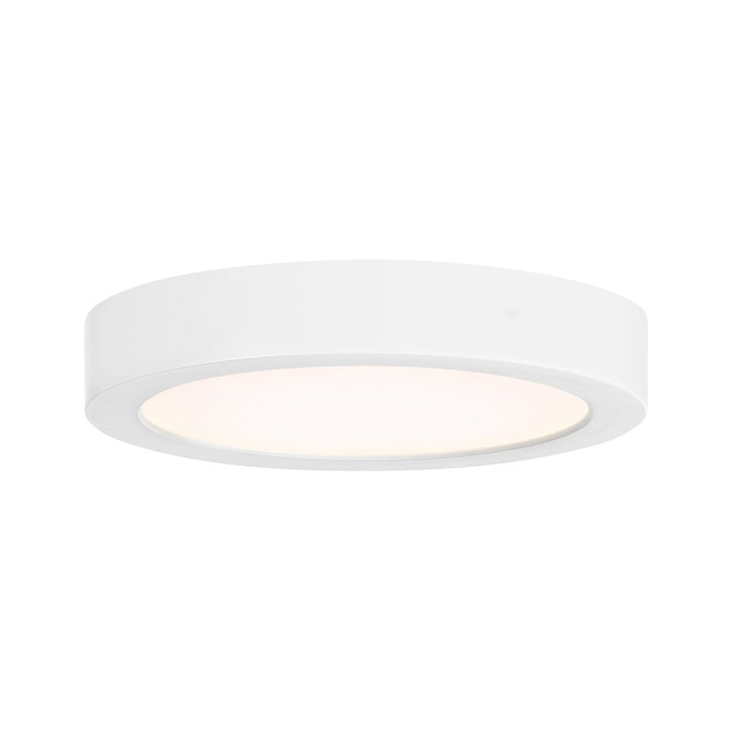 Essentials 1 Light 5" LED Flush Mount, White/Clear