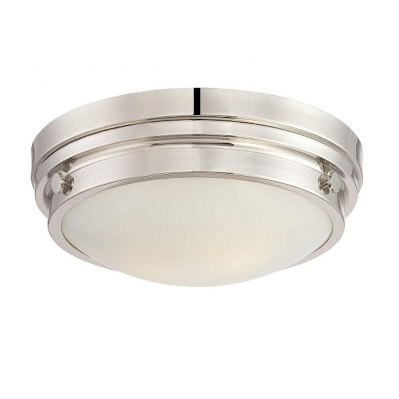 Savoy House Lucerne 2-Light Ceiling Light, Polished Nickel