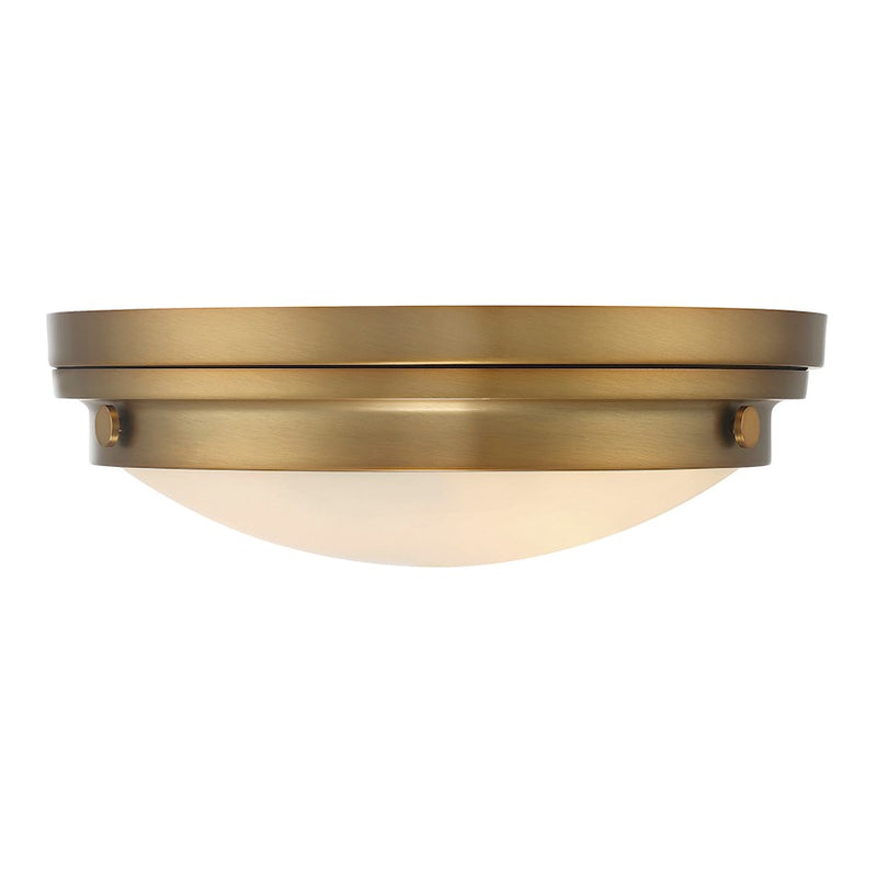 Savoy House Lucerne 3-Light Ceiling Light, Warm Brass