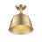 Savoy House Berg 1-Light Ceiling Light, Warm Brass