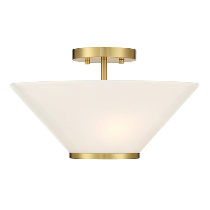 Savoy Essentials Blair 3Lt Convertible Semi-Flush/Pendant, Brass - 6-4012-3-322