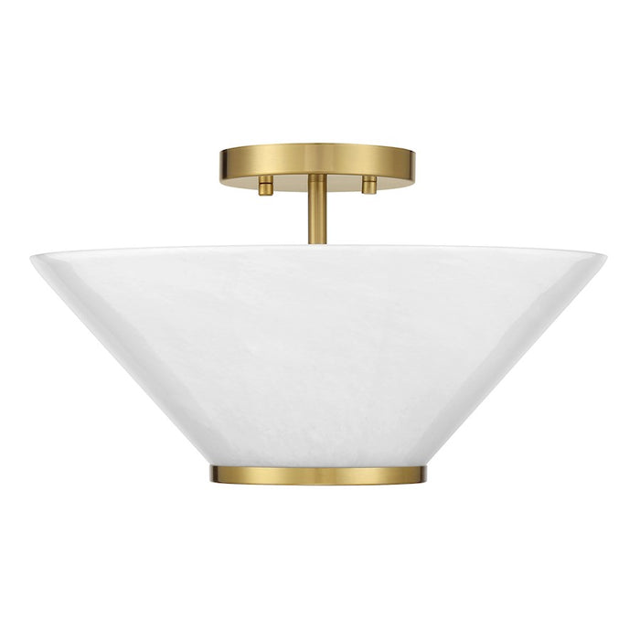 Savoy Essentials Blair 3Lt Convertible Semi-Flush/Pendant, Brass