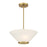 Savoy Essentials Blair 3Lt Convertible Semi-Flush/Pendant, Brass