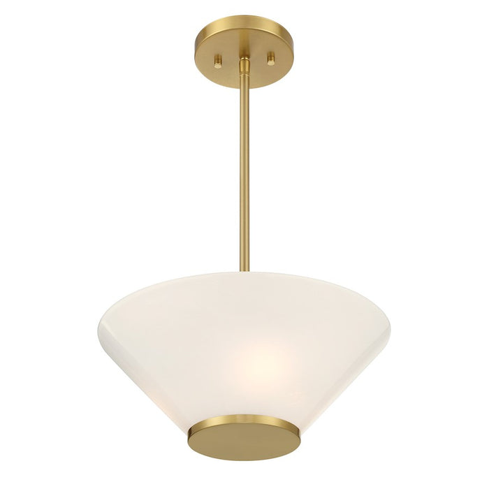 Savoy Essentials Blair 3Lt Convertible Semi-Flush/Pendant, Brass