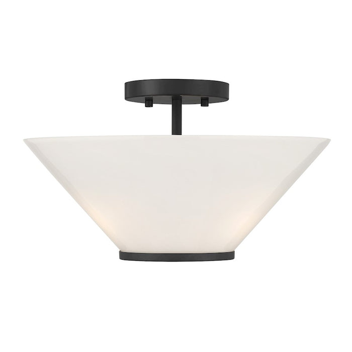 Savoy Essentials Blair 3Lt Convertible Semi-Flush/Pendant, Black - 6-4012-3-89