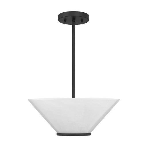 Savoy Essentials Blair 3Lt Convertible Semi-Flush/Pendant, Black