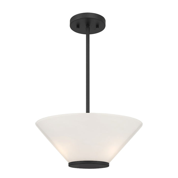 Savoy Essentials Blair 3Lt Convertible Semi-Flush/Pendant, Black