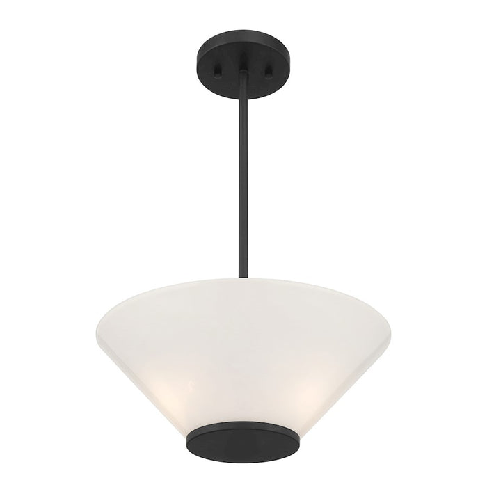 Savoy Essentials Blair 3Lt Convertible Semi-Flush/Pendant, Black