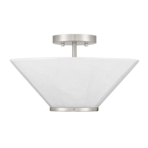 Savoy Essentials Blair 3Lt Convertible Semi-Flush/Pendant, Nickel