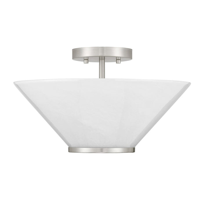 Savoy Essentials Blair 3Lt Convertible Semi-Flush/Pendant, Nickel
