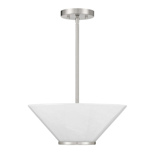 Savoy Essentials Blair 3Lt Convertible Semi-Flush/Pendant, Nickel