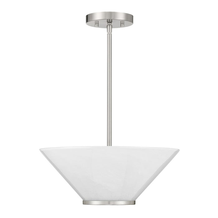 Savoy Essentials Blair 3Lt Convertible Semi-Flush/Pendant, Nickel