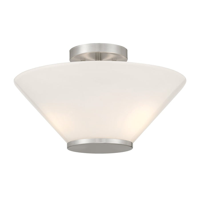 Savoy Essentials Blair 3Lt Convertible Semi-Flush/Pendant, Nickel