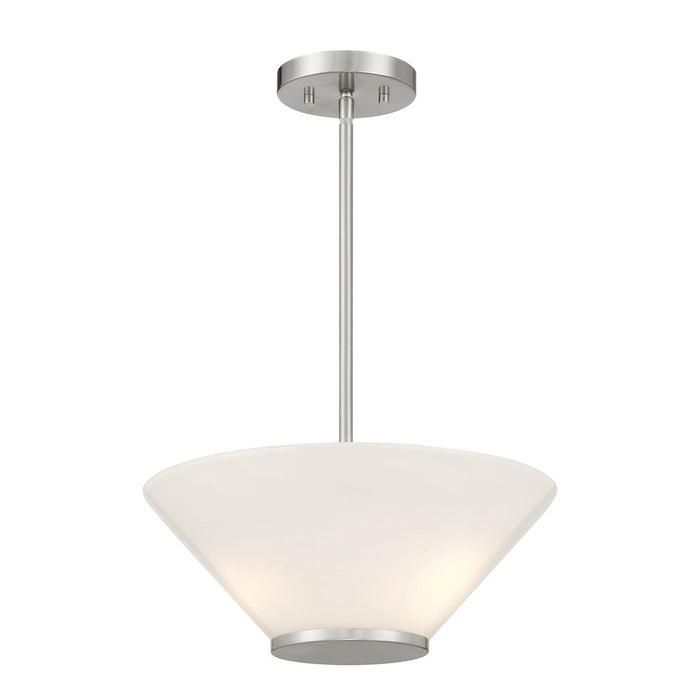 Savoy Essentials Blair 3Lt Convertible Semi-Flush/Pendant, Nickel