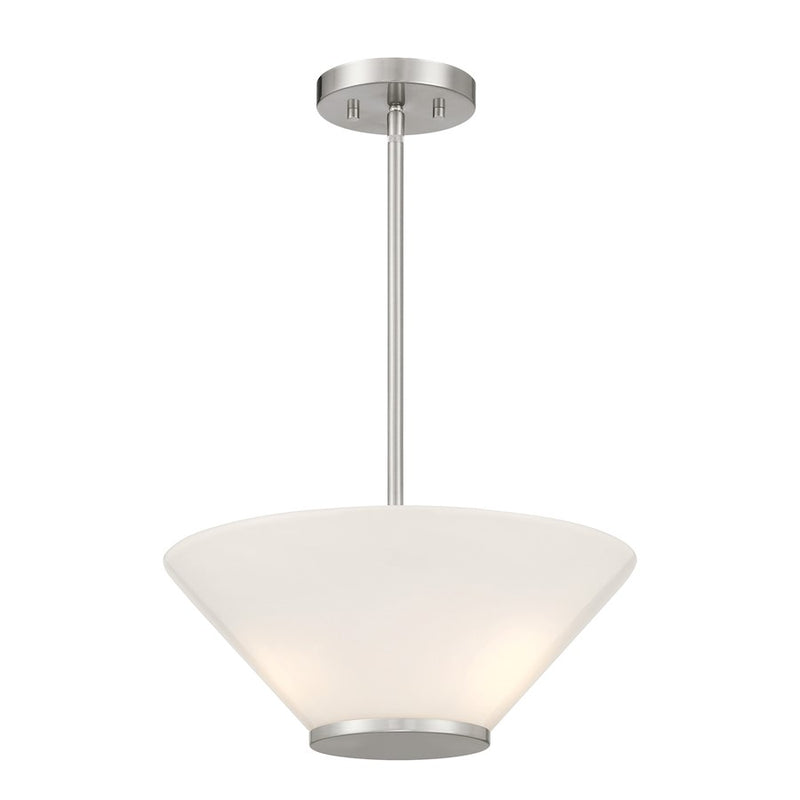 Savoy Essentials Blair 3Lt Convertible Semi-Flush/Pendant, Nickel