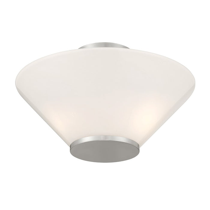 Savoy Essentials Blair 3Lt Convertible Semi-Flush/Pendant, Nickel